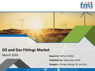 Oil and Gas Fittings Market Estimated to Expand at a Double-Digit CAGR through 2029