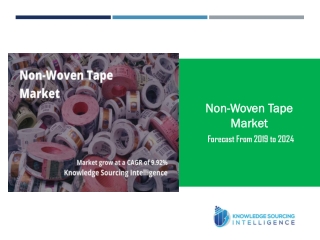 Non-Woven Tape Market Grow at a CAGR of 9.92% by Knowledge Sourcing