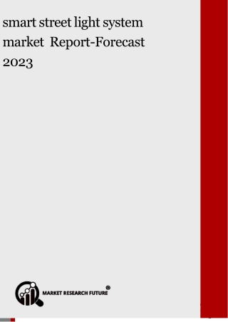 smart street light system market