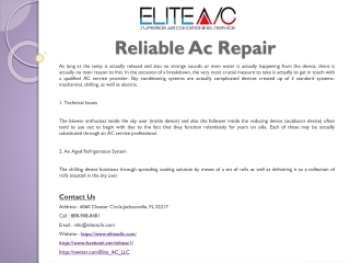 Reliable Ac Repair