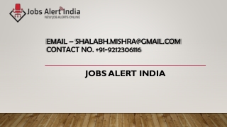 Jobs Alert India