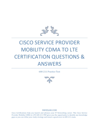 Latest Cisco 600-211 SPCDMA Certification Questions & Answers