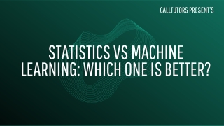 Statistics vs Machine Learning: Which one is Better?