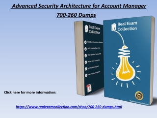 Easy and Guaranteed 700-260 Exam Success - Realexamcollection.com