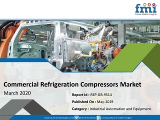 Commercial Refrigeration Compressors Market will Register a CAGR of 4.0% through 2029