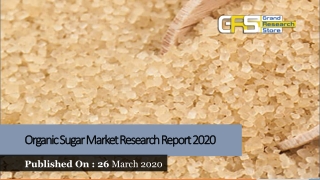 Organic Sugar Market Research Report 2020