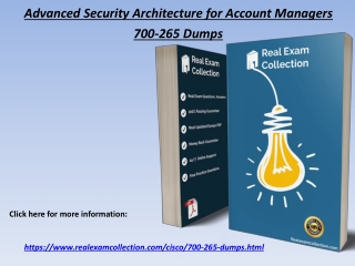 Download Updated Cisco 700-265 Exam Questions Answers - Realexamcollection.com