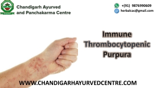 How ITP(Immune Thrombocytopenic Purpura) is cured by Ayurvedic Medicines?