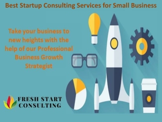 Best Startup Consulting Services for Small Business