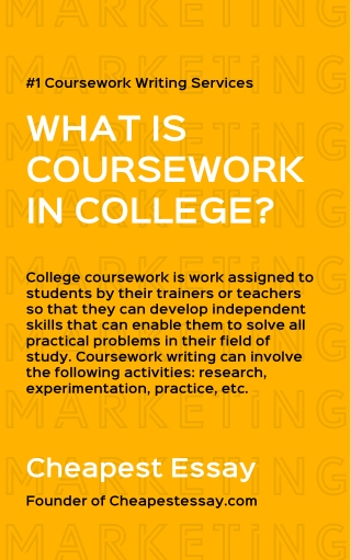 What is coursework in college? - Cheapestessay