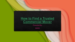 How to Find a Trusted Commercial Mover