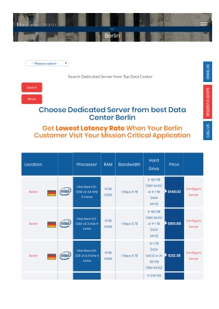 Dedicated Server Berlin