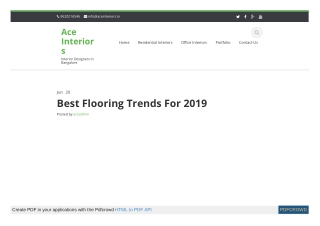Best Flooring Trends For 2019