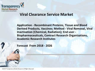 Viral clearance service market is anticipated to reach US$ 902.1 Mn by 2026