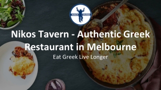 Best Greek Cuisine in Melbourne