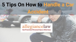 5 Tips On How To Handle A Car Accident