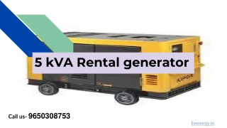 5 kVA Generator