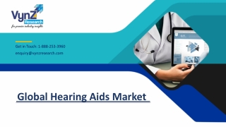 Global Hearing Aids Market – Analysis and Forecast (2019-2024)