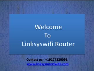 Login a linksys Router