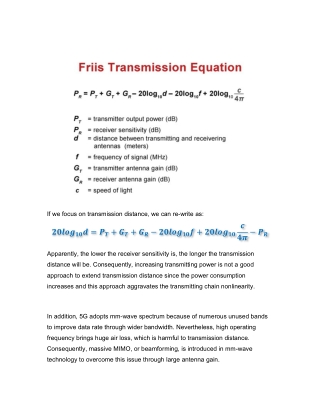 Wireless transmission distance