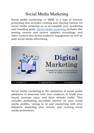 Social media Marketing Services