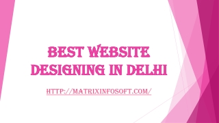 Best website designing in DELHI