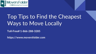 Top tips to find the cheapest ways to move locally