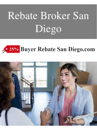 Rebate Broker San Diego