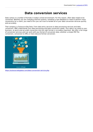 Data Conversion Services