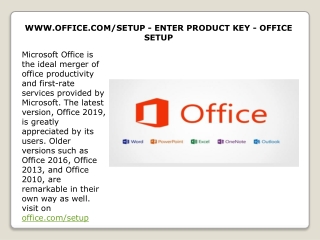 Office.com/setup - How do I update MS Office in Windows 10?