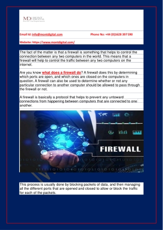 What is a firewall in networking?