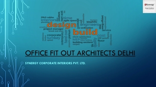 Office Fit Out Architects Delhi