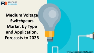 Medium voltage switchgears market  By Leading Manufacturers With Its Application And Types 2019 - 2026