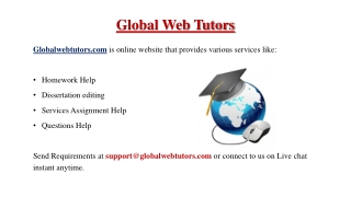 Electrical Engineering Assignment Help- Globalwebtutors