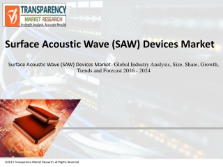 Surface Acoustic Wave (SAW) Devices Market: Industry Insights, Outlook and Forecast upto 2024