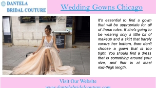 Wedding Gowns Chicago