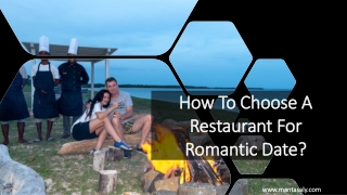 How To Choose A Restaurant For Romantic Date?
