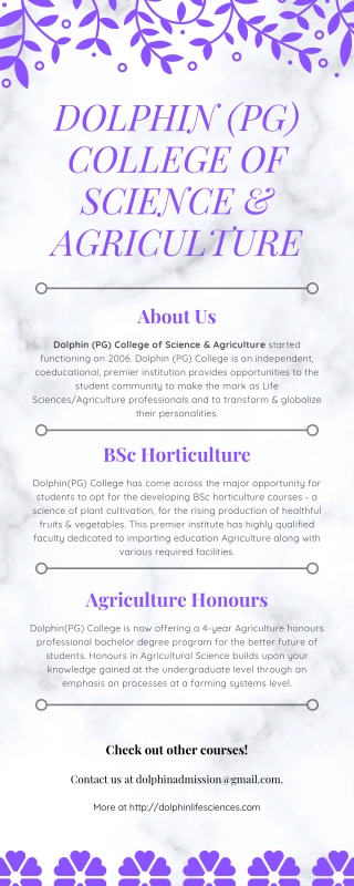 BSc Horticulture