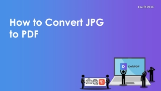 How to convert JPG to PDF