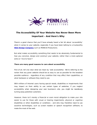 The Accessibility Of Your Website Has Never Been More Important – And Here’s Why