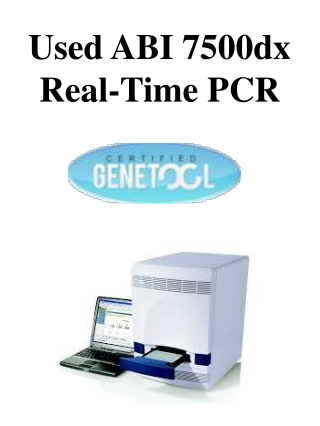 Used ABI 7500dx Real-Time PCR