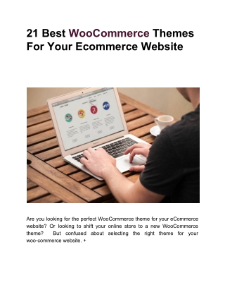 21 Best WooCommerce Themes For Your Ecommerce Website