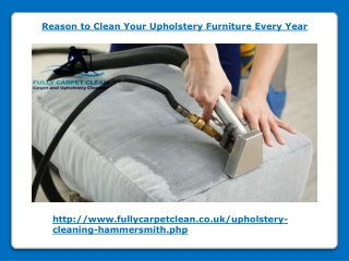 Reason to Clean Your Upholstery Furniture Every Year