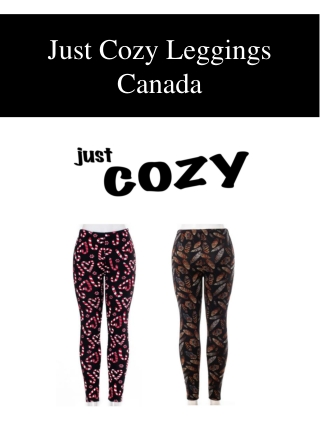 Just Cozy Leggings Canada