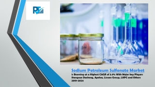 Sodium Petroleum Sulfonate Market is Booming at a Highest CAGR of 3.9% With Major key Players Shengxue Dacheng, Apeloa,