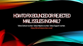 How to fix bounced or rejected mail issues in Gmail?