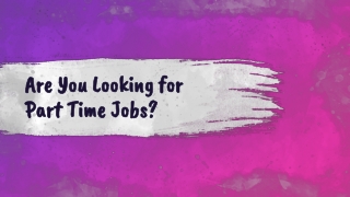 Are You Looking for Part Time Jobs in New Zealand?