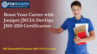 Boost Your Career with Juniper JNCIA DevOps (JN0-220) Certification