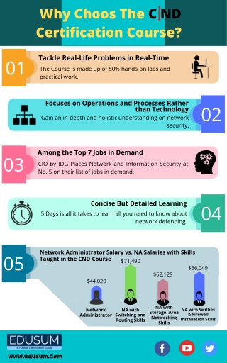 Why Choos The CND Certification Course? [Infographic]