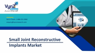 Global Small Joint Reconstructive Implants Market – Analysis and Forecast (2019-2024)